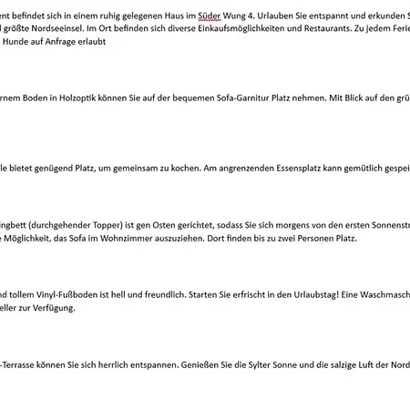 Apartament Sueder Wung 4b, App 6 Wenningstedt-Braderup